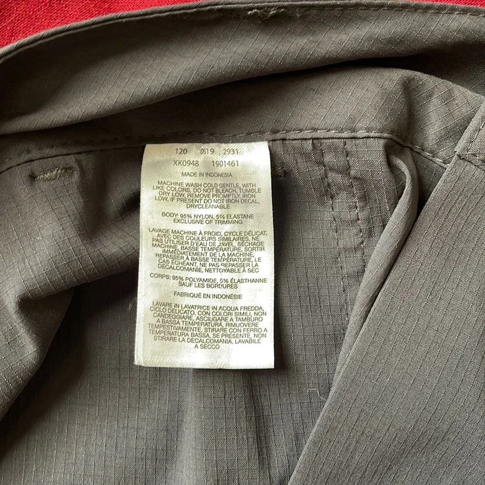 NWOT Columbia Sz 14 Charcoal Grey Clam Diggers - Picture 6 of 12